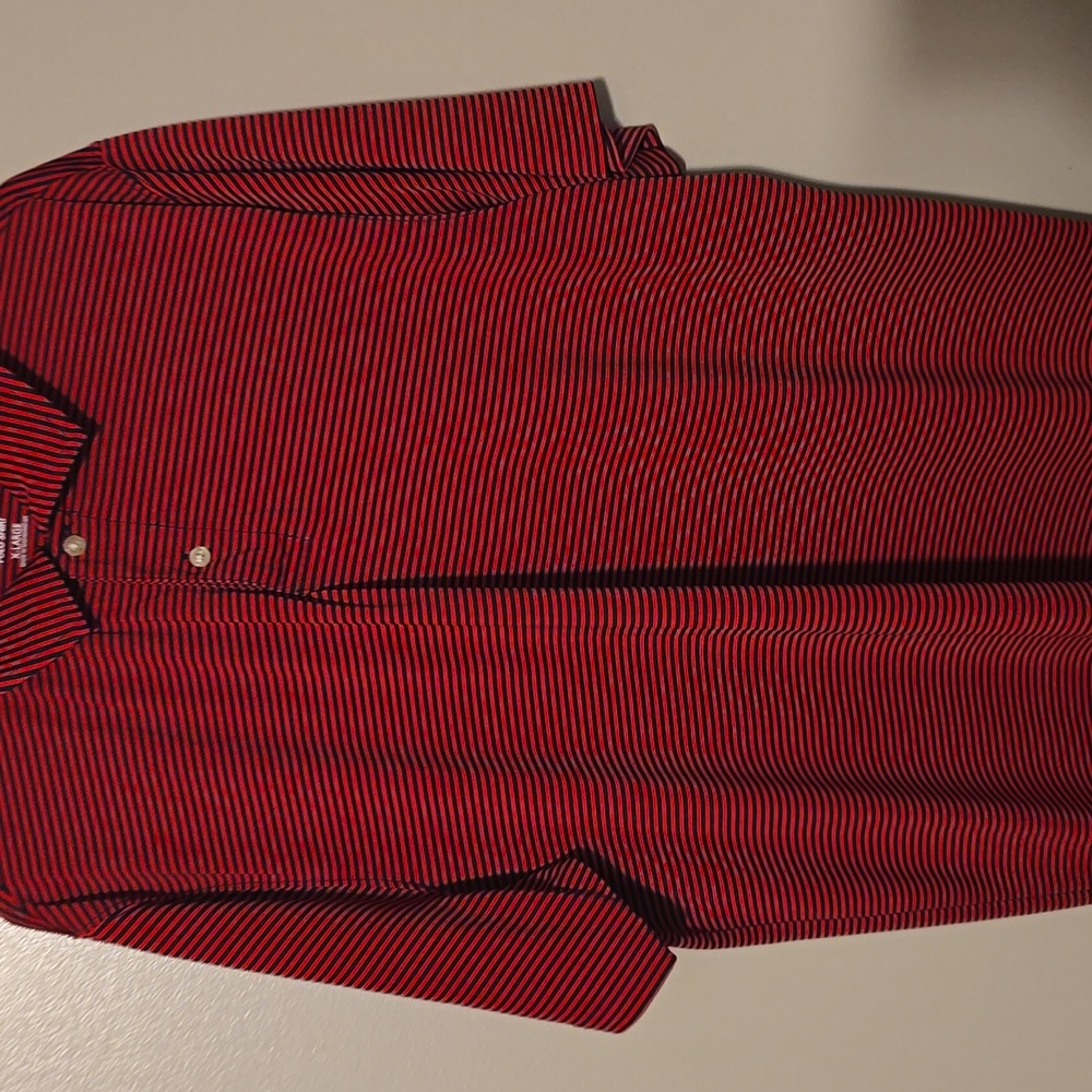 Saddlebred Performance Polo Golf Shirt‎ Red Black Mens Size XL - Picture 2 of 5
